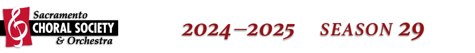 - The mission of the SCSO is to provide world-class choral orchestral music for the people of the Greater Sacramento Region and beyond. All Rights Reserved - Sacramento Choral Society & Orchestra